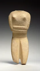 Kykladische Figur, Spedos, ca. 2700-2500 v. Chr. (Marmor)